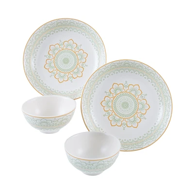 Gambar Appetite Raffa Perlengkapan Makan Set 4 pcs - Hijau