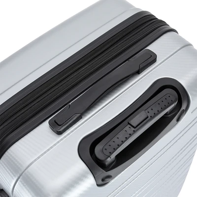 Gambar Passport Blythe Koper PC & ABS TSA Lock Expandable Carbon FIber 20 Inch - Silver