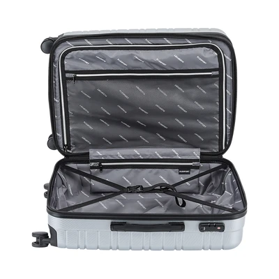 Gambar Passport Blythe Koper PC & ABS TSA Lock Expandable Carbon FIber 24 Inch - Silver