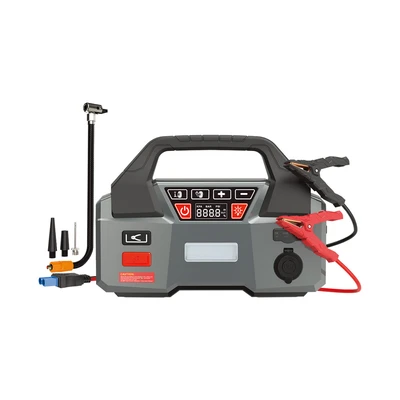 Gambar Otto Klasse Jump Starter Dengan Inflator & Powerbank 20000 mAh - Abu-abu