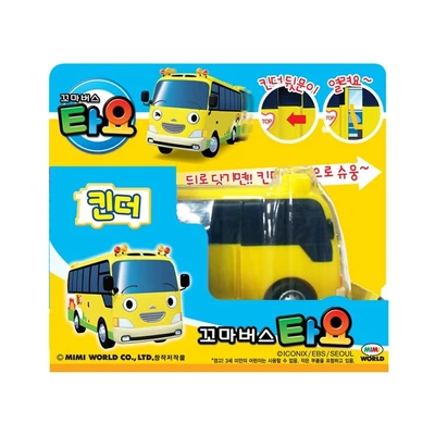 Gambar Tayo Car Kinder Pullback - Kuning
