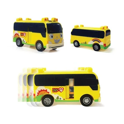 Gambar Tayo Car Kinder Pullback - Kuning