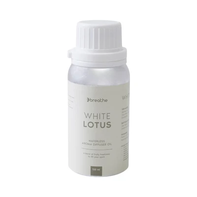 Gambar Breathe White Lotus Minyak Aromaterapi Diffuser Waterless 120 ml