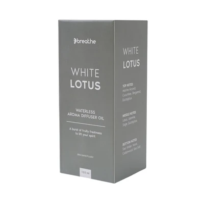 Gambar Breathe White Lotus Minyak Aromaterapi Diffuser Waterless 120 ml