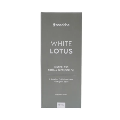 Gambar Breathe White Lotus Minyak Aromaterapi Diffuser Waterless 120 ml