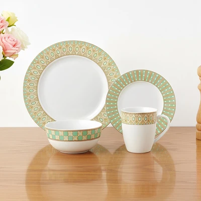 Gambar Delicia Deva Perlengkapan Makan Porcelain Premium Set 16 pcs - Mix