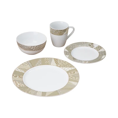 Gambar Delicia Virata Perlengkapan Makan Porcelain Premium Set 16 pcs - Mix