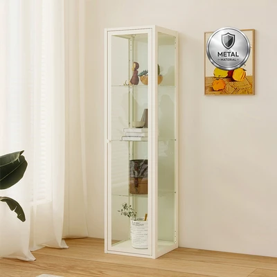 Gambar Informa Leora Curio Lemari Pajang 4 Tingkat 40x40x160 cm - Putih