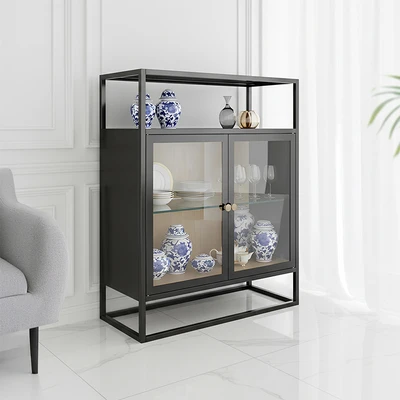 Gambar Informa Lucy Meja Konsol 80x35x100 cm - Hitam