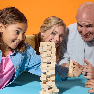 Gambar Hasbro Gaming Set Jenga Game - Cokelat Kayu