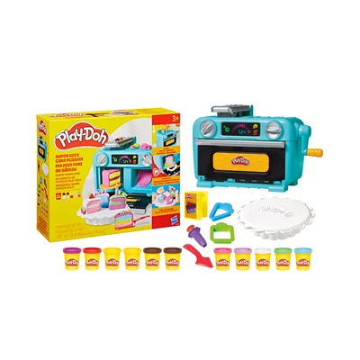 Gambar Play Doh Playset Super Slice Cake - Mix