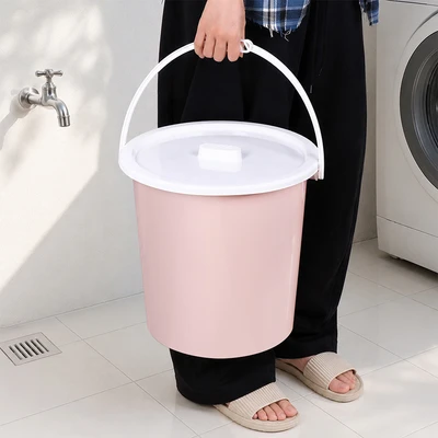 Gambar Selma Marilyn Ember Plastik Dengan Tutup 20 Liter - Pink