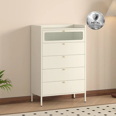 Gambar Informa Jolene Laci Penyimpanan 5 Tingkat 80x40x125.2 cm - Kren Beige