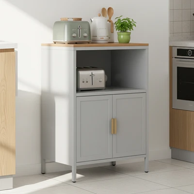 Gambar Informa Penny Kabinet Dapur Metal Low - Abu-Abu