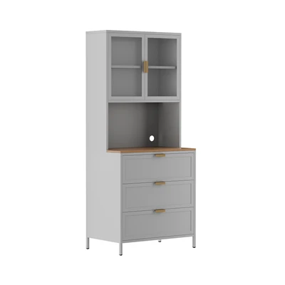 Gambar Informa Penny Kabinet Dapur Metal High - Abu-Abu