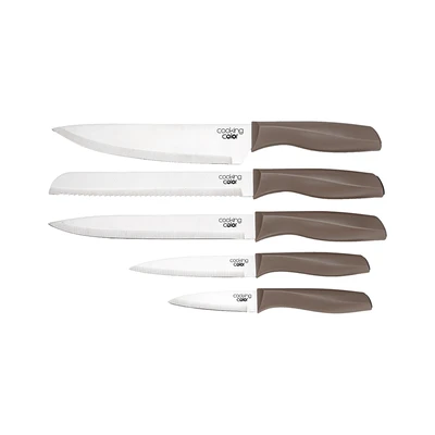 Gambar Cooking Color Huxton Set Pisau & Peralatan Masak - Krem Beige