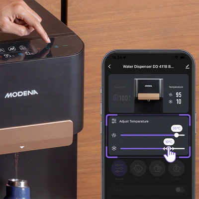 Gambar Modena Dispenser Air Bottom Loading DD4118BOBK - Hitam