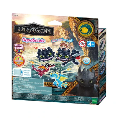 Gambar Aqua Beads Set Dragons Keychain Craft Kit - Mix