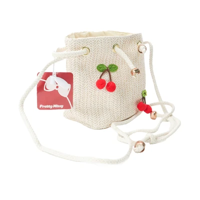 Gambar Pretty Missy Tas Selempang Anak Woven - Krem Beige