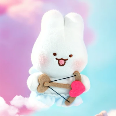 Gambar Maytree Gantungan Kunci Boneka Shuya Cream Puff Bunny Random