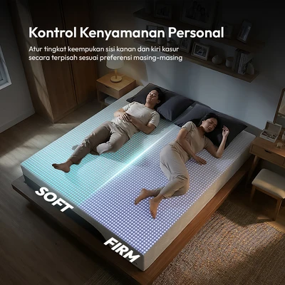 Gambar Informa Sleep 180x200x32 cm Alexa Kasur Foam Latex Smart Pocket Springbed - Putih