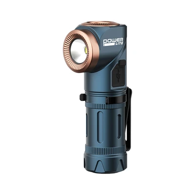 Gambar Powerlite Senter Kepala Swivel Dengan Klip & Magnet - Hitam