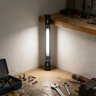 Gambar Powerlite Lampu Kerja Portable 3 Arah 1000 Lumen - Hitam
