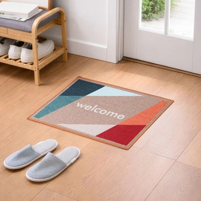 Gambar Informa Raven Keset Pintu Polyester Welcome 50x70 cm - Mix