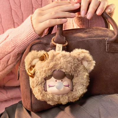 Gambar Rolife Nanci Animal Gantungan Kunci Boneka Bear - Cokelat