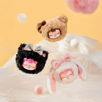 Gambar Rolife Nanci Animal Gantungan Kunci Boneka Kitten - Hitam