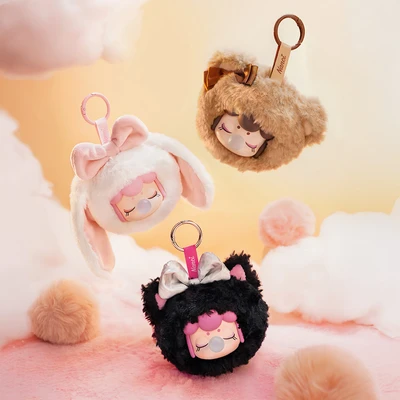 Gambar Rolife Nanci Animal Gantungan Kunci Boneka Kitten - Hitam