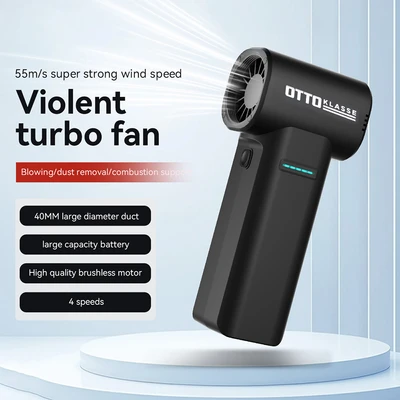Gambar Otto Klasse Blower Turbo Mini Dengan Vacuum 80000 RPM - Hitam