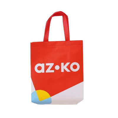 Gambar Azko Tas Belanja Lite Carry - Merah/Putih
