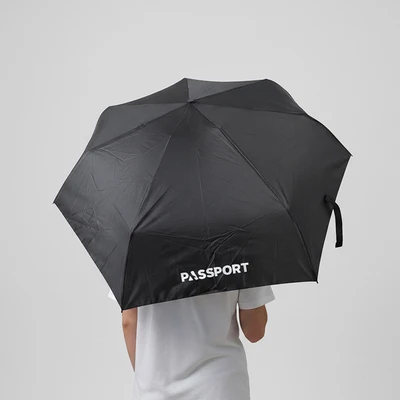 Gambar Passport Payung Lipat Backshield 96 cm - Hitam