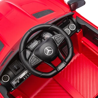 Gambar Paso Ride On Mercedes Benz Amg Gt R Amg - Merah