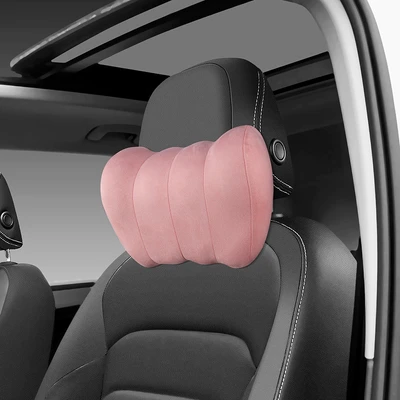 Gambar Otto Klasse Bantal Leher Kursi Mobil Memory Foam - Pink