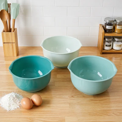Gambar Culinart Mangkuk Adonan Set 3 pcs - Hijau