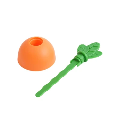 Gambar Culinart Cetakan Es Lilin Plastik Carrot 4 Slot - Mix