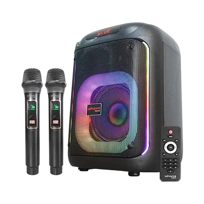 Gambar Advance Digitals Speaker Bluetooth Portable Dengan 2 Microphone KS616 - Hitam