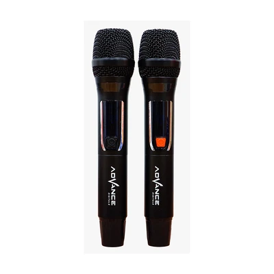 Gambar Advance Digitals Speaker Bluetooth Portable Dengan 2 Microphone KK1800 - Hitam