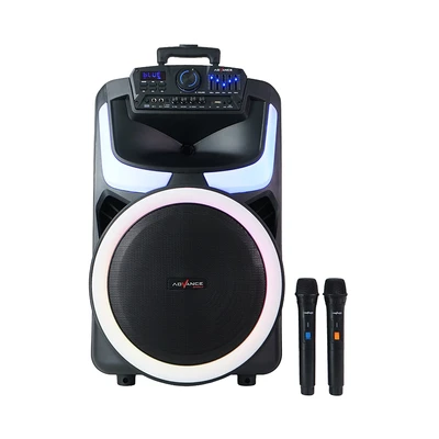 Gambar Advance Digitals Speaker Bluetooth Portable Dengan 2 Microphone KK1028 - Hitam