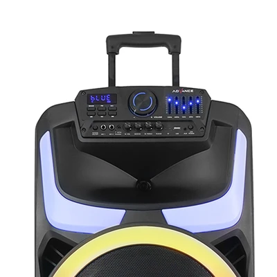 Gambar Advance Digitals Speaker Bluetooth Portable Dengan 2 Microphone KK1028 - Hitam