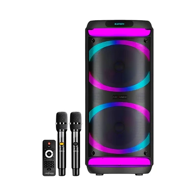 Gambar Advance Digitals Speaker Bluetooth Portable Dengan 2 Microphone K10DB - Hitam