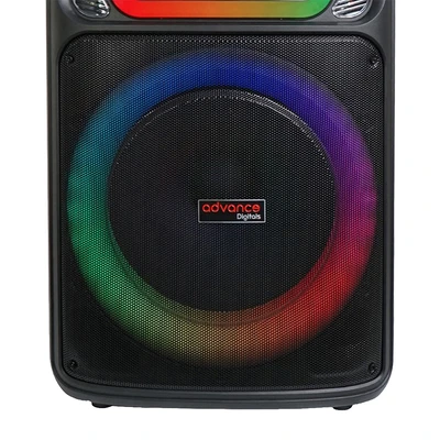 Gambar Advance Digitals Speaker Bluetooth Portable Dengan 2 Microphone K1512L - Hitam