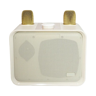 Gambar Advance Digitals Speaker Bluetooth Portable Dengan 2 Microphone V13 - Krem
