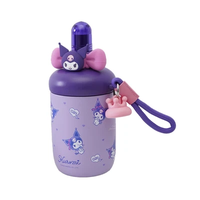 Gambar Sanrio Kuromi Botol Vacuum Flask Stainless Steel 316 560 ml - Ungu