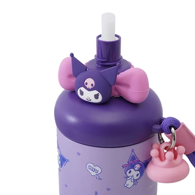 Gambar Sanrio Kuromi Botol Vacuum Flask Stainless Steel 316 560 ml - Ungu
