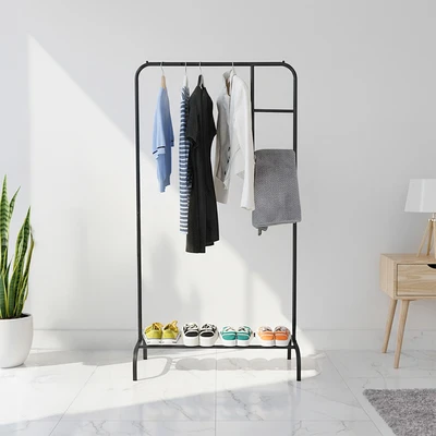 Gambar Stora Gantungan Pakaian Dengan Hanger Scarfs - Hitam