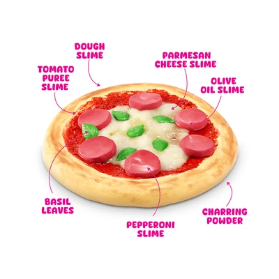 Gambar Zuru Set Slime Mart Pizza Window Box - Mix