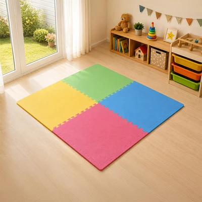 Gambar Forhom Karpet Puzzle EVA Foam 60x60 cm Set 4 Pcs - Mix